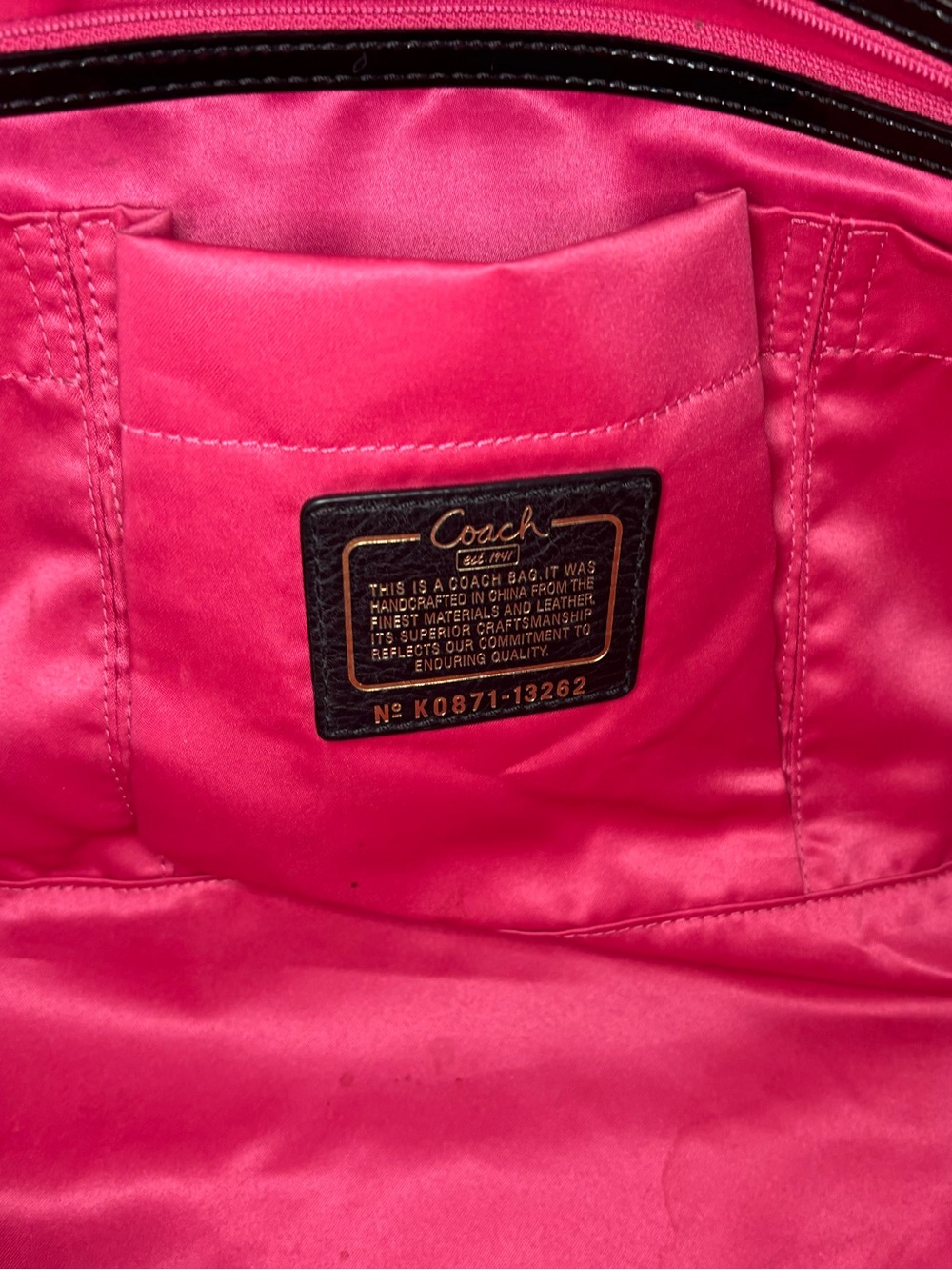 Coach Penelope Op Art Travel Tote - Picture 9 of 12